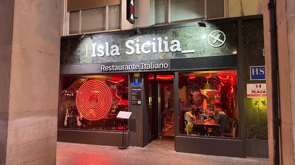 Restaurante Isla Sicilia Zaragoza. Con y Sin Gluten.